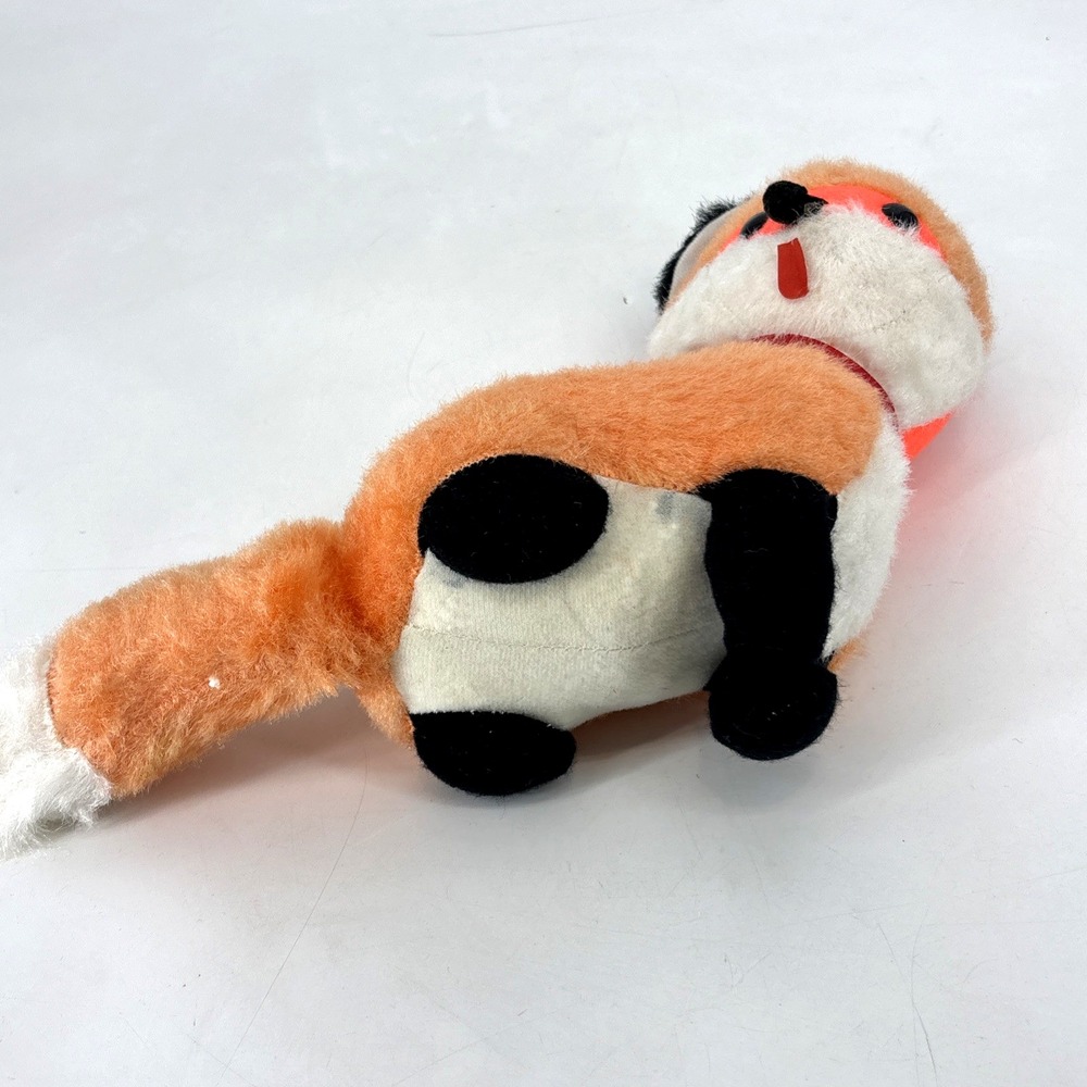 Vintage SUPERIOR TOY AND NOVELTY Plush Orange Fox Red Collar‎ 12" 1960s 1970s - Picture 10 of 16